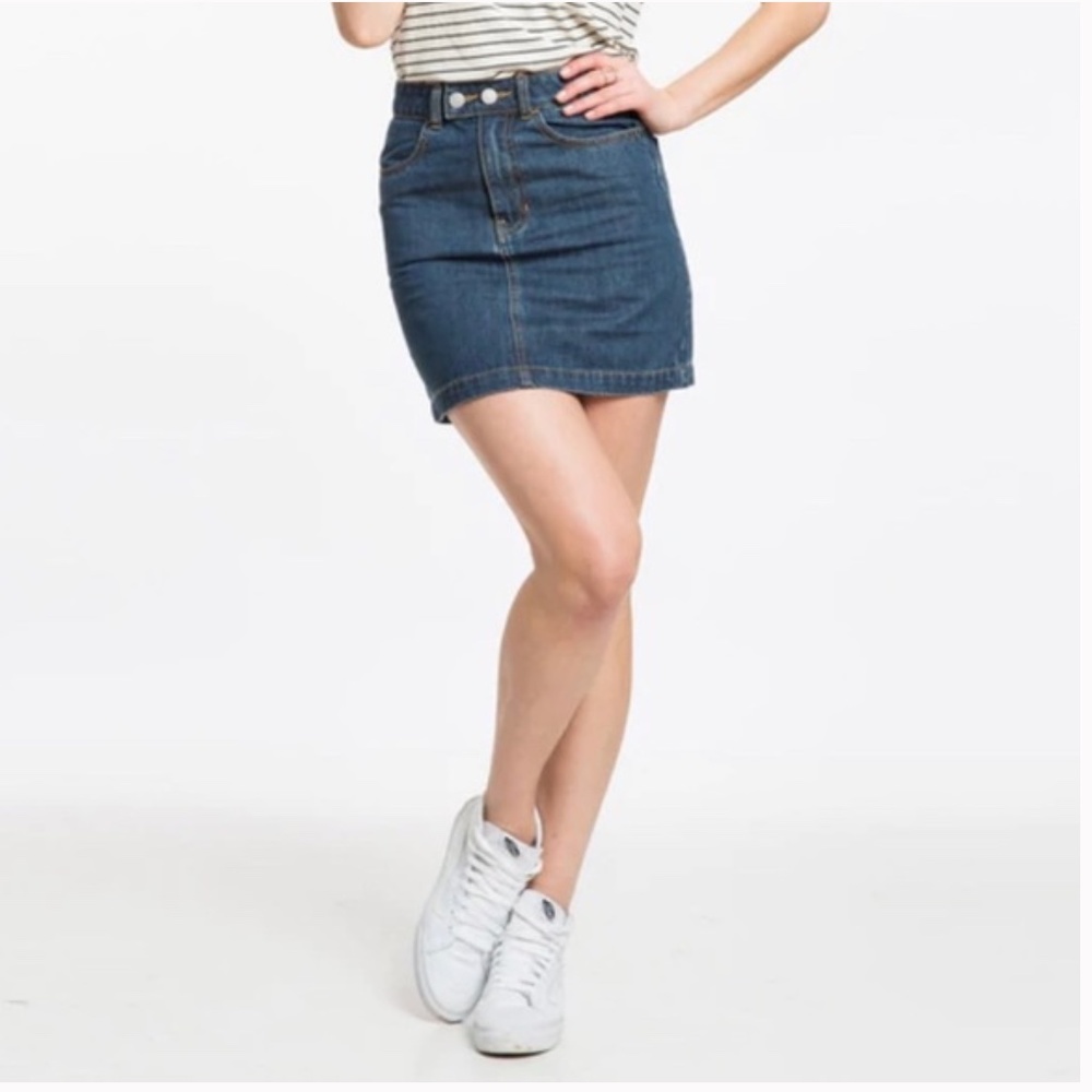 Marine Layer Mendes Mini Denim Skirt